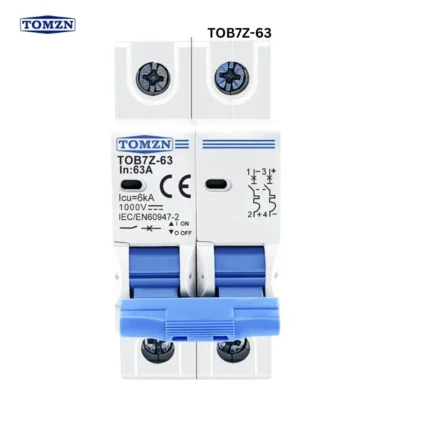 TOMZN MCB-DC63 | 2P DC 63A Circuit Breaker